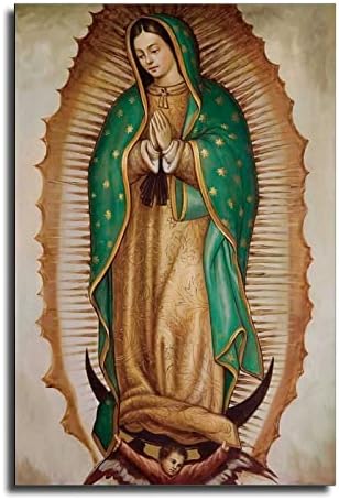 A Basilica of Our Lady of Guadalupe Vászon Művészet Plakát meg a Fal Art Kép Nyomtatási Modern Család hálószoba Decor Plakátok 16x24inch(40x60cm)