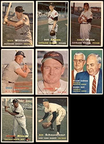 1957 Topps Baseball Teljes Készlet (Baseball Szett) VG