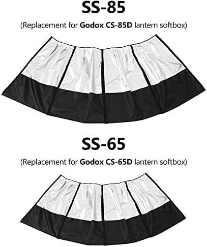 GODOX SS-65 Softbox Fedezze 65cm Fényvisszaverő Árnyékoló Szoknya Kompatibilis CS-65D Lámpás Softbox Fény Módosító