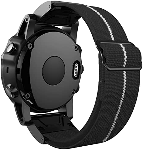 HWGO Quickfit Watchband Szíj, A Garmin Fenix 6 6X 5X Pro 5 Plusz 3HR 935 945 S60 Nylon Hurok 22 26mm Rugalmas Nézni Zenekar