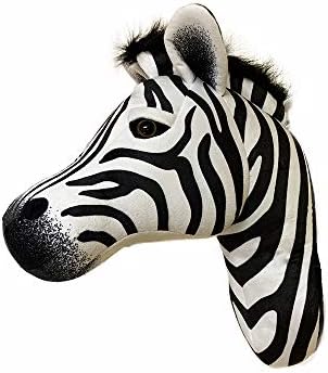 WOKI Dzsungel Zebra Kitömött Állatok fejét a Falba Óvoda Szobában Mount Bűvölők Fantasy Fali Dekoráció Lóg a Lányok, Gyerekek Szobája