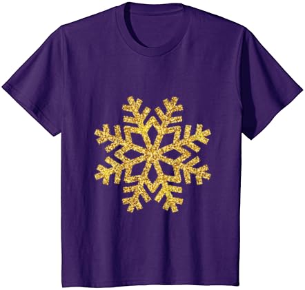 Karácsonyi Arany Hópihe póló Téli férfi női gyerekek T-Shirt