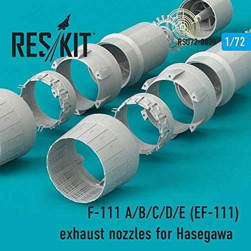 Reskit RSU72-0028 - 1/72 F-111/B/C/D/E (EF-111) Kipufogógáz fúvókák Hasegawa kit Skála Gyanta Részlet készlet