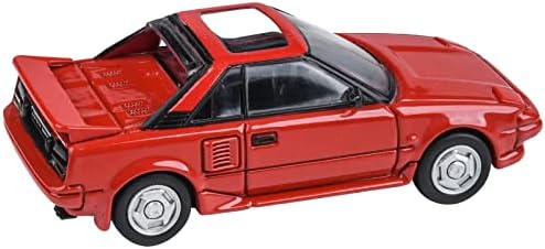 Játék Autók, 1985 MR2 MK1 Szuper Piros Napfénytető 1/64 Fröccsöntött Modell Autó Paragon Modellek PA-55361