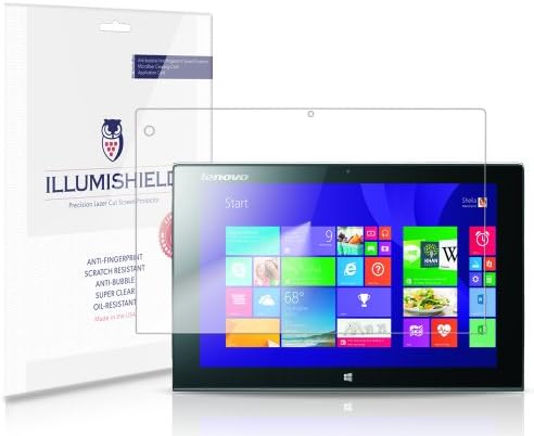 ILLUMISHIELD képernyővédő fólia Kompatibilis a Lenovo Miix 2 10.1 hüvelykes Tablet (2 Csomag) Tiszta HD Pajzs Anti-Buborék,