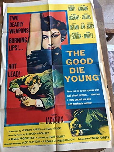 A Jók Halnak meg Fiatalon, eredeti lapos 27 x 41 1954