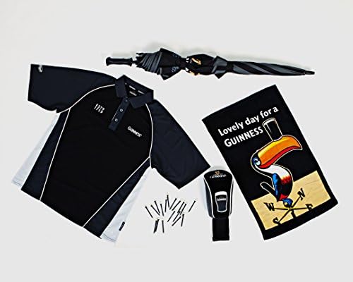 Guinness Sört Golf Fejét Borító - Fekete Poliészter Hímzett Club Protector