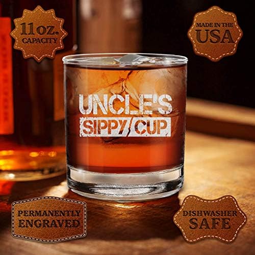 shop4ever Nagybátyja cumisüveget Gravírozott Üveg Whiskey Elő Bácsi Új Bácsi