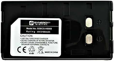 Szinergia Digitális Nyomtató Akkumulátor, Kompatibilis Samsung VP-I808 Nyomtató, (Ni-MH, 6V, 2100mAh) Ultra Nagy Kapacitású, Csere Sony NP-55