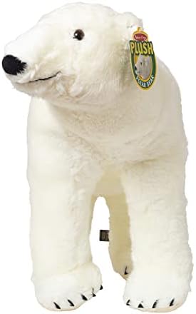 Melissa & Doug Óriási jegesmedve - Élethű Kitömött Állat (közel 3 méter hosszú) , White - Extra Nagy Plüss Állatok Plüss plüssállat