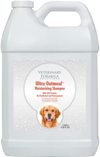 Állat-egészségügyi Formula Megoldások Ultra Zabpehely Hidratáló Sampon Kutyáknak, 128 oz. – Nedvesség-Gazdag Tápláló Sampon –