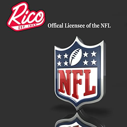 NFL Cincinnati Bengals Férfi Trifold Barna Pénztárca - Prémium-Lézerrel Gravírozott NFL Csapat Logó Vegán/Műbőr - Minimalista Design
