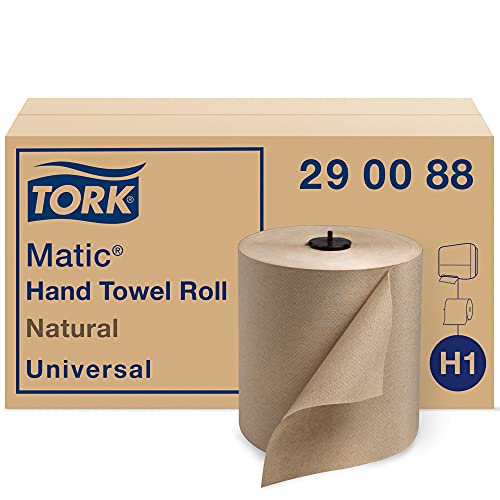 Tork Matic Papír kéztörlő Roll Természetes H1, Univerzális, - ban Újrahasznosított Rostot, 6 Tekercs x 700 ft, 290088 & Matic Papír kéztörlő