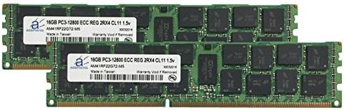 Adamanta 32GB (2x16GB) Szerver Memória Frissítés a Dell PowerEdge T420 DDR3 1600 mhz-es PC3-12800 ECC Regisztrált 2Rx4 CL11 1,5 v