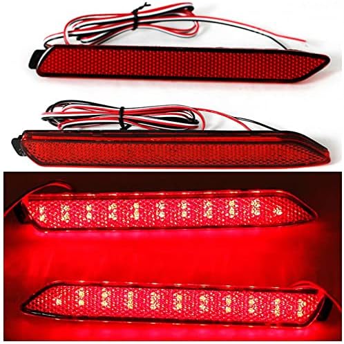 Auto-Tech 1Pair LED Hátsó Lökhárító, hátsó Lámpa Fék/Távolsági Fény Csere Toyota Camry 2006~2013