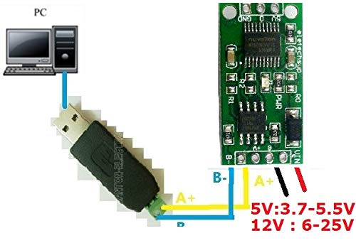 DS18B20 Modbus Rtu RS485 RS232 TTL Hőmérséklet-Érzékelő Tábla Távoli Megszerzése Monitor Digitális Hőmérő Modul (5V RS485 TS)
