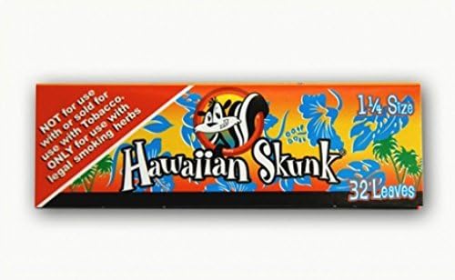 Skunk Márka Hawaii Ízesített Cigarettapapír - 1 1/4 Méretű (6 Csomag)