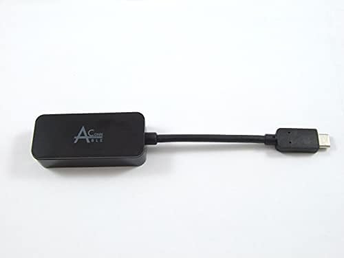 Ableconn USBCE1003 USB-C-Gigabit Ethernet Adapter (Fekete)