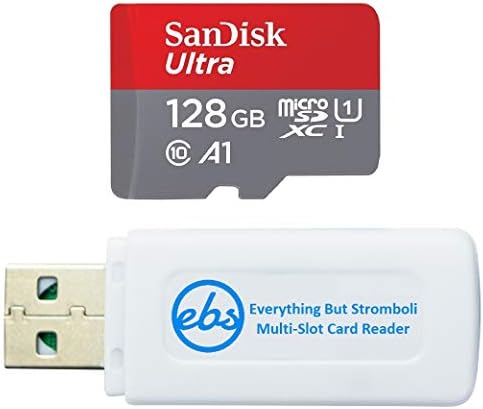 128GB SanDisk Ultra Micro Memória Kártya Működik, LG G8X Dolognál, LG v40 Dolognál, LG G7 Dolognál, LG V35 Dolognál mobiltelefon (SDSQUAR-128G-GN6MN)