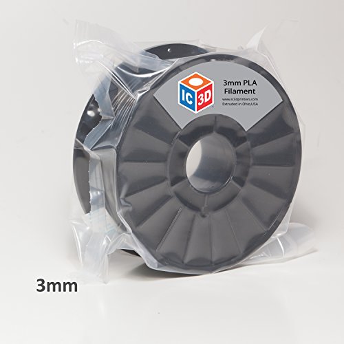 IC3D Természetes 2.85 mm PLA 3D-s Nyomtató Végtelen - 2,5 kg Spool - Dimenziós Pontosság +/- 0.05 mm - Professzionális 3D-s Nyomtatási Izzószál
