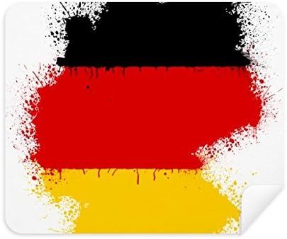 Németország Nemzeti Zászló Térkép Minta tisztítókendővel Képernyő Tisztító 2db Velúr Szövet