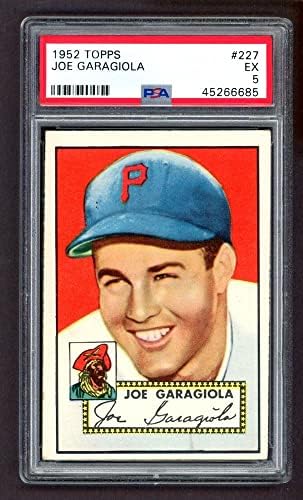 1952 Topps 227 Joe Garagiola Pittsburgh Pirates (Baseball Kártya) PSA a PSA 5.00 Kalózok