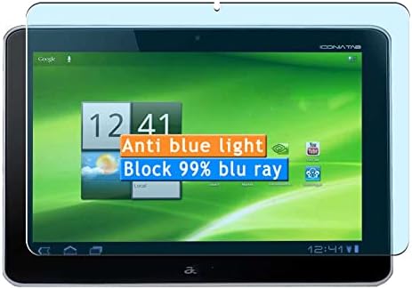 Vaxson 2-Pack Anti Kék Fény képernyővédő fólia, kompatibilis Acer Iconia Tab A210 10.1 Tablet TPU Film Védők Matrica [ Nem Edzett