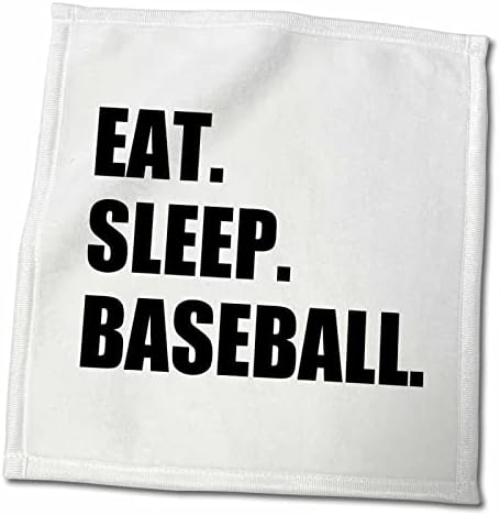 3dRose Enni, Aludni, Baseball - szenvedélyes sport - sportos base ball játék - Törölköző (twl-180383-3)