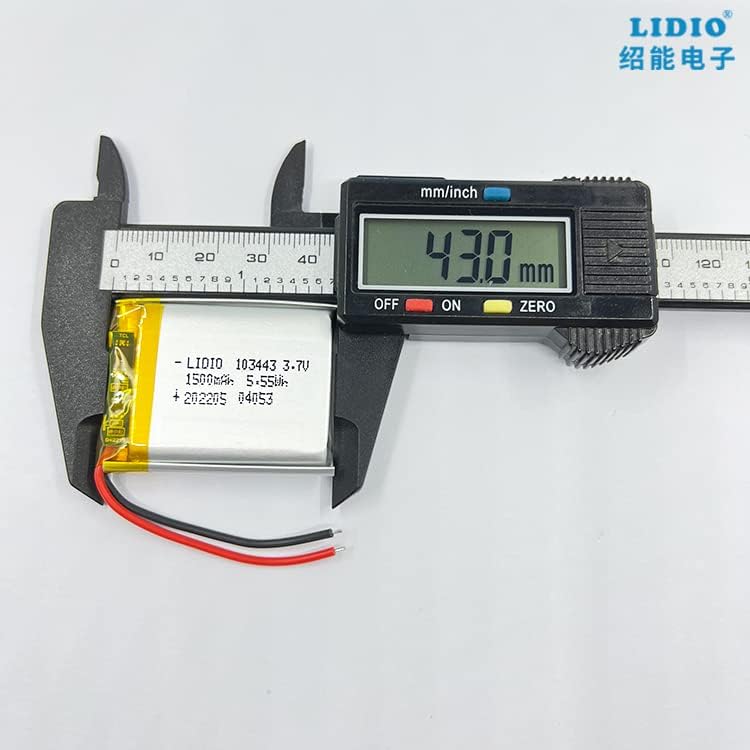 1DB 103443 3,7 V 1500mAh Polimer Lipo Akkumulátort PCM Újratölthető Akkumulátor