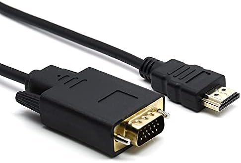 Csatlakozók 1,8 m 6Ft HDMI-VGA Kábel HDMI Férfi VGA Férfi Átalakító Kábel Vedio Kábel PC, Laptop, TV, Monitor - (Kábel Hossza: