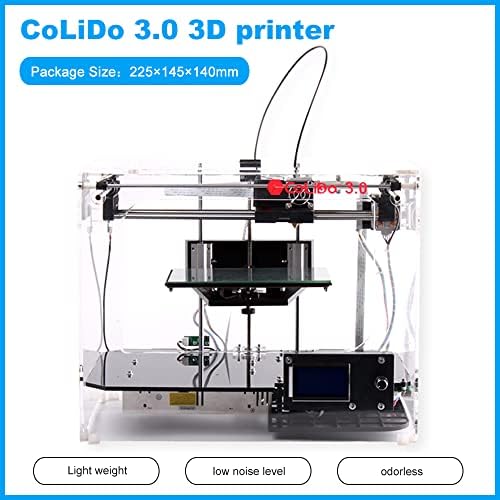 CoLiDo 3.0 3D Nyomtató - FDM Nyomtató Nagy Felbontású Nyomatok, Intelligens Végtelen Észlelése, valamint a Letisztult, Átlátható
