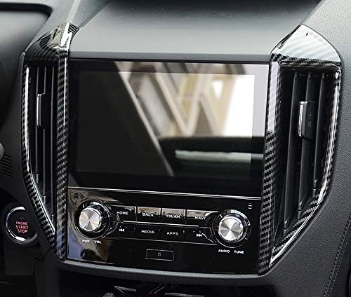 Kadore Fekete Szénszálas Színű Autó Center légkondicionáló Outlet Szellőző Berendezés Fedél Subaru Crosstrek Impreza Sport Korlátozott