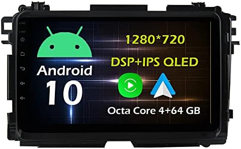 9 4+64 gb-os Android 10 Dash Autó Sztereó Rádió Alkalmas a 2014 15 16 17 Honda Vezel HR-V（HRV） XRV GPS Navigációs fejegység Carplay