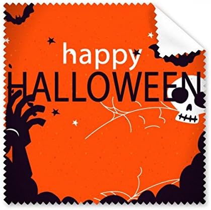 Vörös Boldog Szellem Félelem Halloween tisztítókendővel Telefon kijelzőjén Szemüveg Tisztító 5db