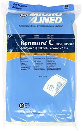 Otthoni Egészségügyi Termékek Kenmore 5055/50558 Micro Bélelt Papír Porszívó Zsák, 10-Es Csomag