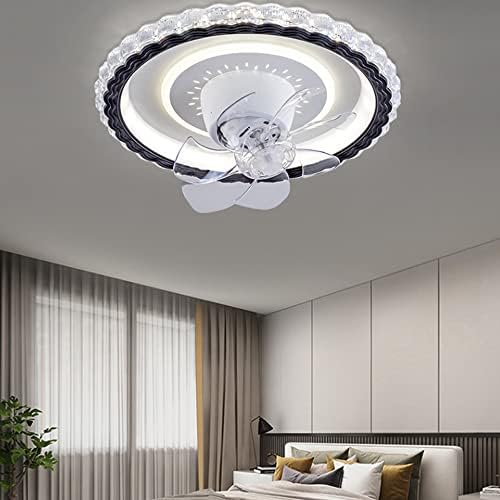 PAKFAN Modern Kreatív LED Ventilátor, Mennyezeti Lámpa, Zárt Ultra-Vékony, Modern Mennyezeti Lámpa, Távirányítóval Csendes