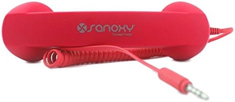 SANOXY Retro Készülék -Old-School Stílus POP Készülék iPhone, iPad, iPod, Android Telefonok (Piros)