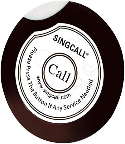 SINGCALL Vezeték nélküli Segíteni Akartam Bell Szolgáltatás Hív, Vendég-Szolgáltatás a Hívás Csomag 10 Csipogó, 1 Vevő