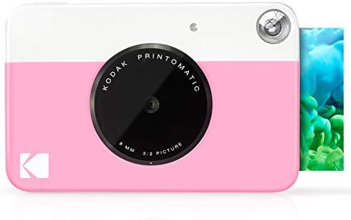 Kodak Printomatic Azonnali Kamera Csomag (Rózsaszín) Zink Papír (20 Lap) - Esetben - Fotóalbum - Lóg Kereteket.