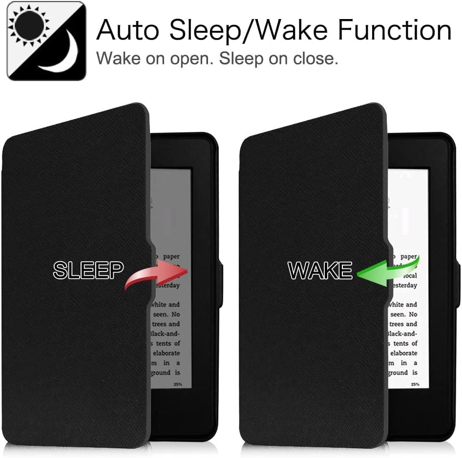 a Kindle Paperwhite Tok(2012 - 2015-Ös Kiadás,Modell EY21 & DP75SDI) PU Vízálló Smart Cover-Auto Wake/Sleep (nem fér Paperwhite 10
