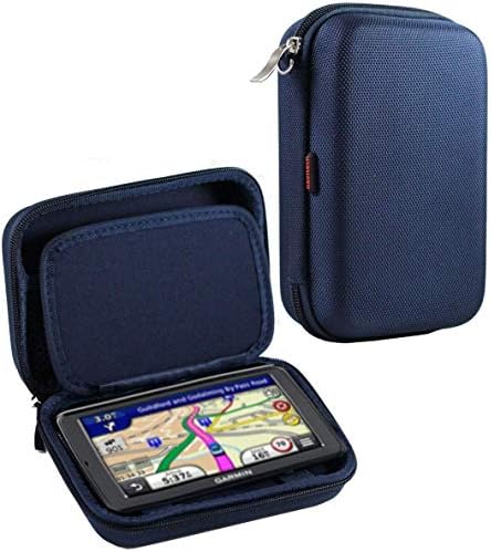 Navitech Sötét Kék Nehéz GPS hordtáska Kompatibilis Garmin Zumo XT 5.5