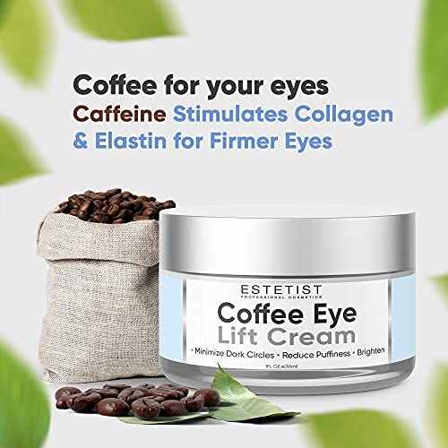 A koffein Forrázott Kávé Eye Lift Krém Arc Hidratáló 2,5% Szerves Retinol Krém Day & Night a hialuronsav - a Legjobb Arc a Korban,