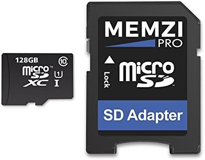 MEMZI PRO 128 GB Class 10 80MB/s Micro SDXC Memória Kártya SD Adapter Nokia 8, 7, 6, 5, 3 Mobiltelefonok
