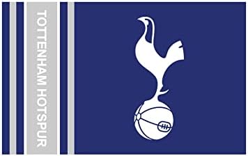 A Tottenham Hotspur FC Wordmark Csíkos Zászló (5 x 3ft) (Haditengerészet)