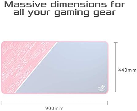 ASUS ROG Köpeny PNK Limited Edition Kiterjesztett Gaming Mouse Pad - Ultra-Sima Felület a Pixel Pontos Egér, hogy Ellenőrizzék | Tartós,
