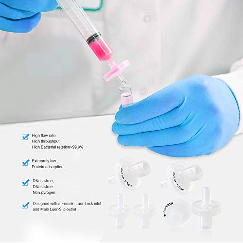 Fecskendő Szűrők PES Membrán Nem sterilizált Átmérő 13mm pórusméret 0.22 µm Laboratóriumi Szűrők által Allpure Biotechnológia (PES Csomag