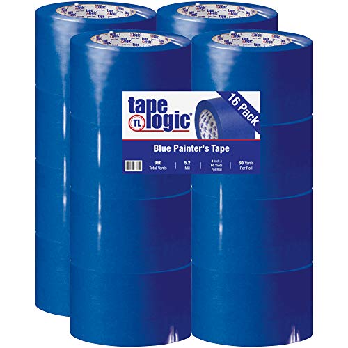 Aviditi Szalag Logika, 3 Inch x 60 Yard, Multi-Felület Kék Festő Szalagot, Csomag 16 Tekercs, Könnyű Eltávolítás, majd Maradék