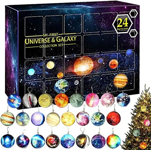 Univerzum Galaxy Karácsonyi Adventi Naptár, Kozmikus Bolygó Meglepetés Ajándék Doboz, 24 Nap játékkészletet, a Gyerekek, a Felnőttek Párt