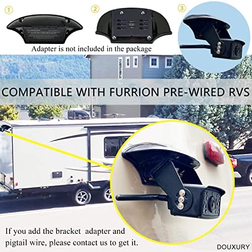 Vezeték nélküli RV Biztonsági Kamera a Pótkocsi Teherautó, Lakóautó Digitális Hátsó Oldalsó visszapillantó Kamera & HD 1080P