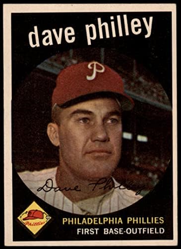 1959 Topps 92 Dave Philley Philadelphia Phillies (Baseball Kártya) EX Phillies
